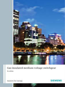 Gas-insulated medium-voltage switchgear