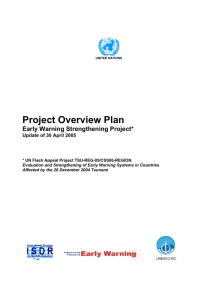 Project Overview Plan