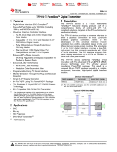 TFP410 TI PanelBus™ Digital Transmitter (Rev. C)