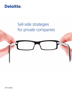 Sell-side strategies for private companies