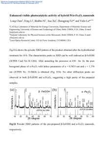 Enhanced visible photocatalytic activity of hybrid Pt/α