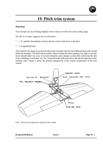 19. Pitch trim sys tem