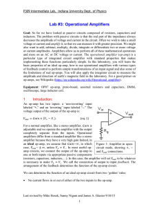 Experiment 1: Index of refraction