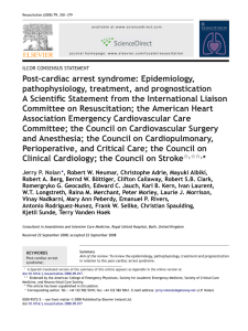 Post-cardiac arrest syndrome