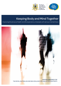 Keeping Body and Mind Together
