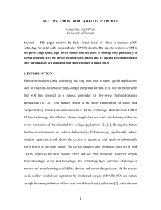 soi vs cmos for analog circuit