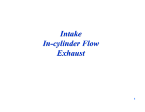 Intake In-cylinder Flow Exhaust