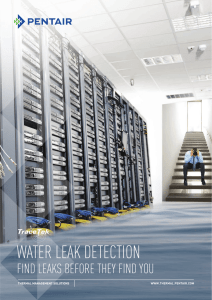 TraceTek Water Leak Detection Brochure