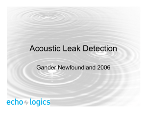 Leak Detection Training Course