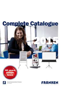 Complete Catalogue - Optimal visualization