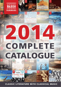 COMPLETE CATALOGUE