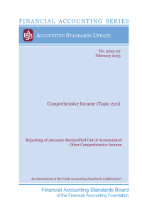 Comprehensive Income (Topic 220)