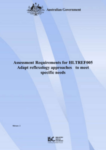 Assessment requirements in PDF