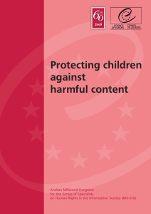 Protecting children against harmful content