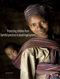 Protecting children from harmful practices in plural legal systems