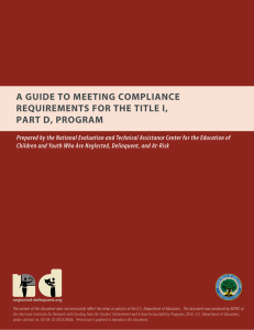 A Guide to Meeting Compliance Requirements for the Title