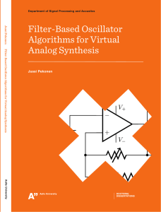 Filter-Based Oscillator Algorithms for Virtual Analog Synthesis