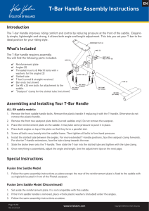 T-Bar Handle Assembly Instructions