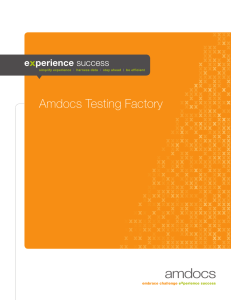Amdocs Testing Factory