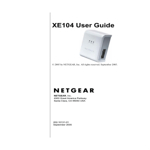 XE104 - netgear