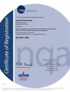 ISO-9001 Certification
