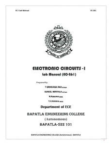 EC-1 Lab - Bapatla Engineering College