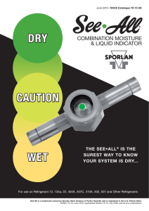 dry wet caution - Sporlan Online
