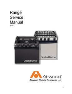 Range Service Manual - Draft