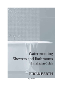Waterproofing Showers and Bathrooms Guide