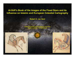 Al-Sūfī`s Book of the Images of the Fixed Stars and