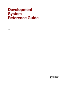 Xilinx Development System Reference Guide