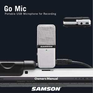 the Go Mic English User Manual in PDF format