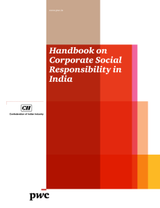 Handbook on Corporate Social Responsibility in India