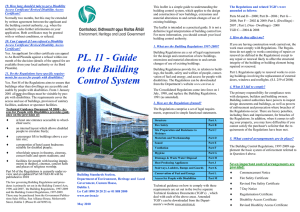 PL. 11 - Guide to the Building Control System