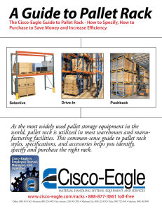 A Guide to Pallet Rack - Cisco