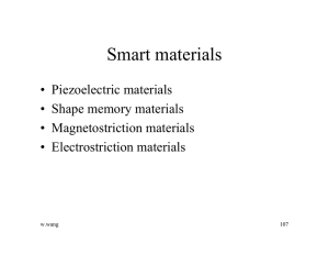 devices and applications using piezoelectric materials