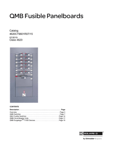 QMB Fusible Panelboards