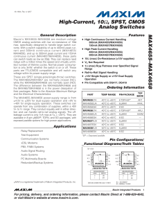 MAX4655-58 - Part Number Search