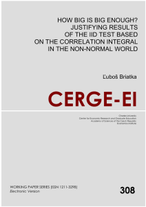 HOW BIG IS BIG ENOUGH? JUSTIFYING RESULTS OF THE IID