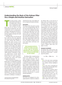 Understanding the Basis of the Kalman Filter Via a Simple and