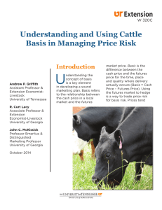 Understanding and Using Cattle Basis in Managing Price Risk