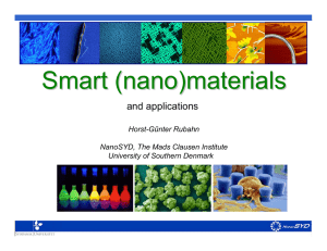 Smart (nano)materials
