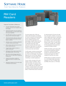 RM Card Readers - Software House