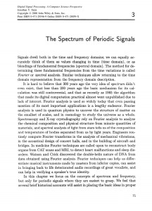 The Spectrum of Periodic Signals