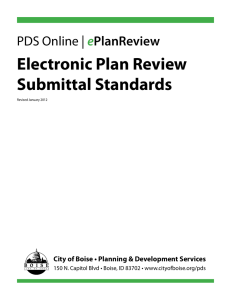 Electronic Plan Review Submittal Standards