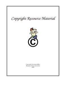 Copyright Resource Material - Bad request!