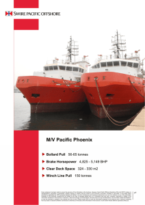 M/V Pacific Phoenix - Swire Pacific Offshore