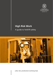 A guide to forklift safety