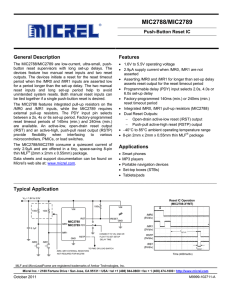 Push-Button Reset IC