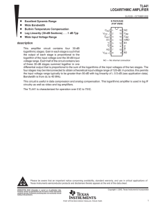 Logarithmic Amplifier